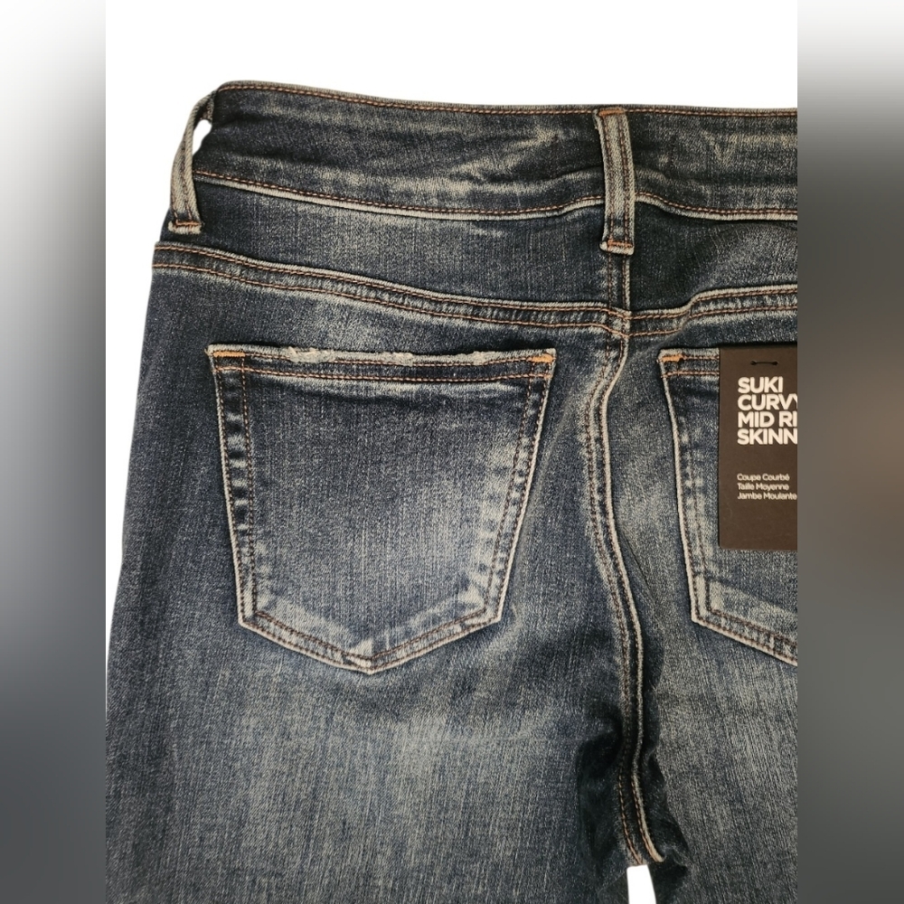 Womens Silver Jeans Co. Suki Curvy Fit Mid Rise Jeans Distressed 28/29 MSRP $84 - Picture 10 of 15